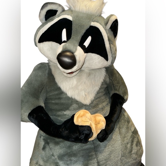 90's Douglas Pocahontas Movie 36” Meeko Raccoon Stuffed Animal Plush